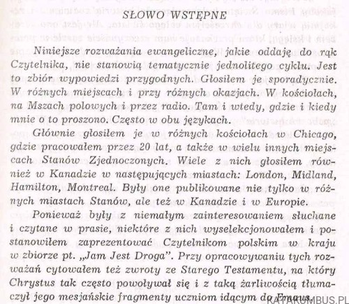 Jam jest Droga. Rozważania ewangeliczne. Ks. dr PAWEŁ ILIŃSKI