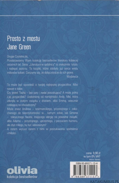 Prosto z mostu. JANE GREEN