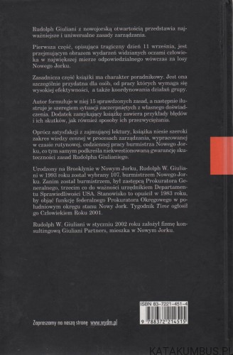 Przywództwo. RUDOLPH W. GIULIANI