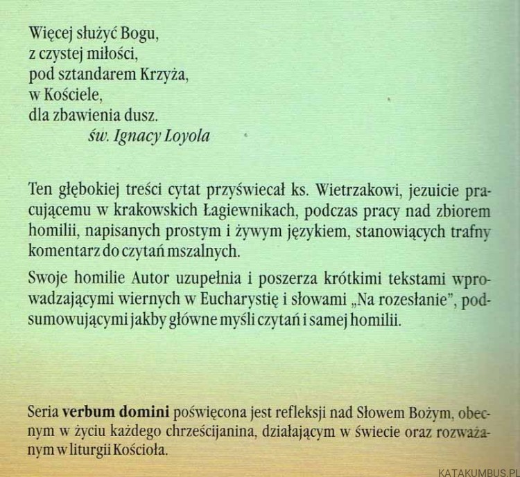 Jezus żyje. Homilie niedzielne i świąteczne na rok A. Ks. ZDZISŁAW WIETRZAK SJ