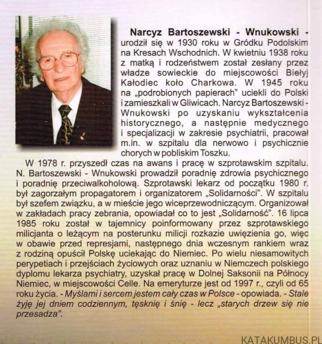 Tak jak w życiu. NARCYZ BARTOSZEWSKI WNUKOWSKI