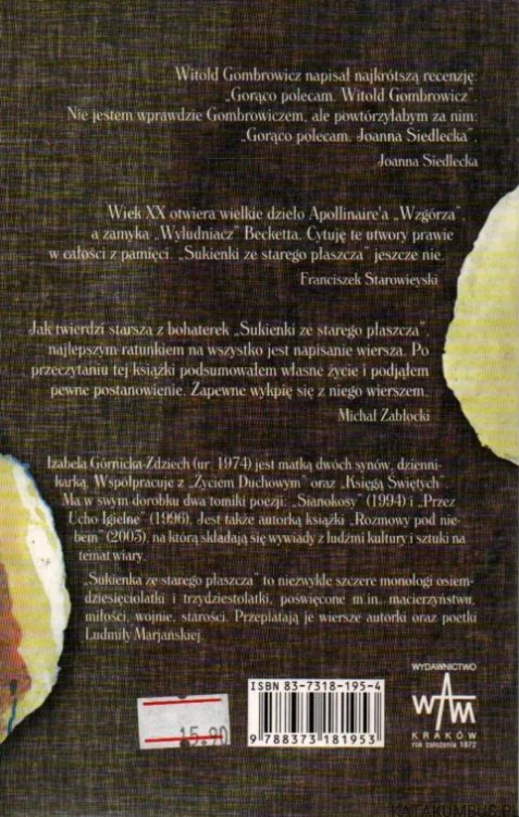 Sukienka ze starego płaszcza. IZABELA GÓRNICKA-ZDZIECH