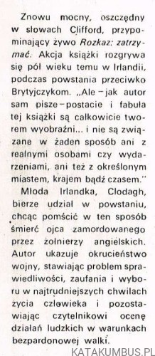 Okrutna sprawiedliwość. FRANCIS CLIFFORD