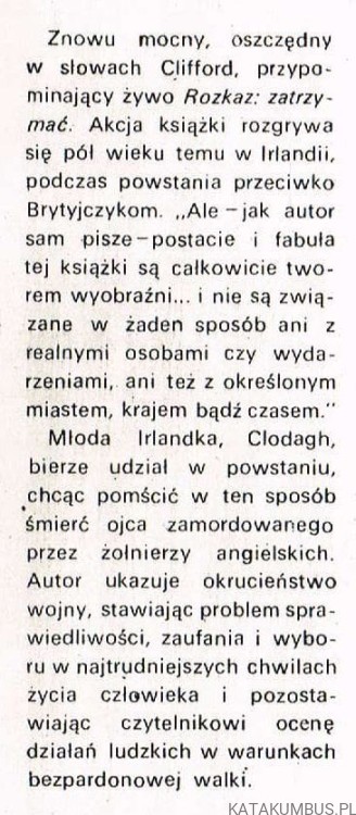 Okrutna sprawiedliwość. FRANCIS CLIFFORD