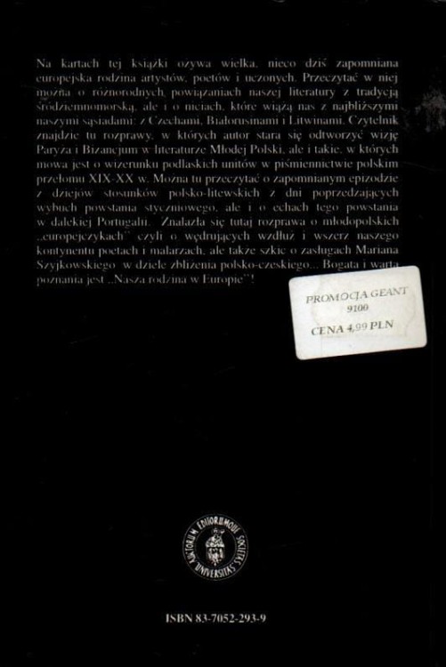 Nasza rodzina w Europie. FRANCISZEK ZIEJKA