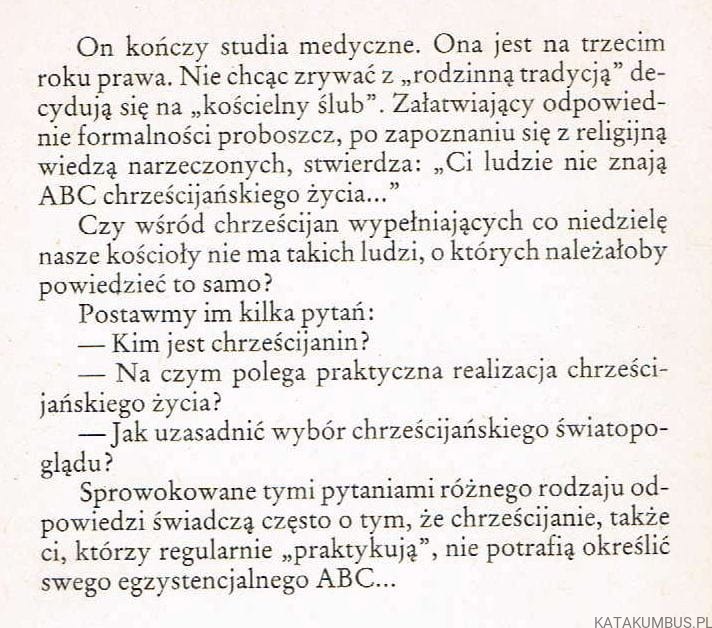 ABC Chrześcijanina. Ks. JERZY CUDA