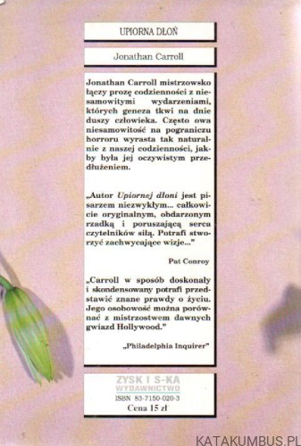 Upiorna dłoń. JONATHAN CARROLL