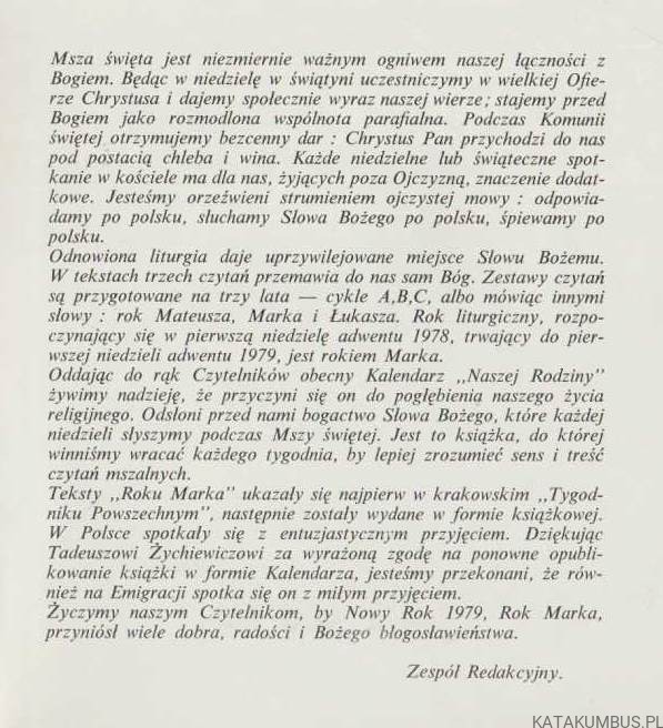 Rok Marka. TADEUSZ ŻYCHIEWICZ