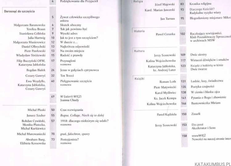 Dorosnąć do szczęścia. Więź Listopad-Grudzień 2008 11-12(601-602)