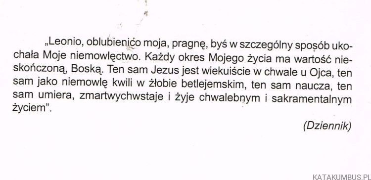Uwierzyłam miłości. s. MARIA LEONIA NASTAŁ