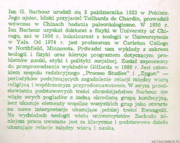 Mity Modele Paradygmaty. IAN G. BARBOUR2