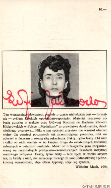 Medaliony. ZOFIA NAŁKOWSKA