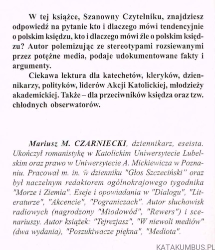 Bronię polskiego księdza. MARIUSZ M. CZARNIECKI