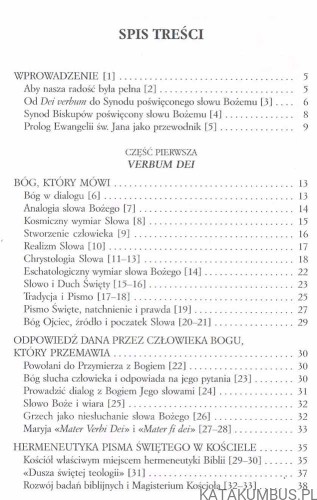 Verbum Domini. Adhortacja apostolska o Słowie Bożym w życiu i misji Kościoła. OJCIEC ŚWIĘTY BENEDYKT XVI