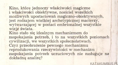 Kino i wyobraźnia. EDGAR MORIN