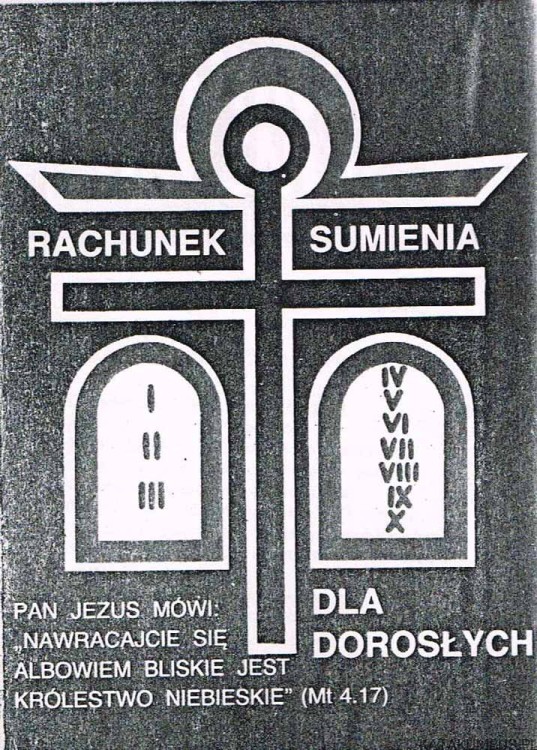 Rachunek Sumienia dla dorosłych. o. BONIFACY H. KNAPIK OFM