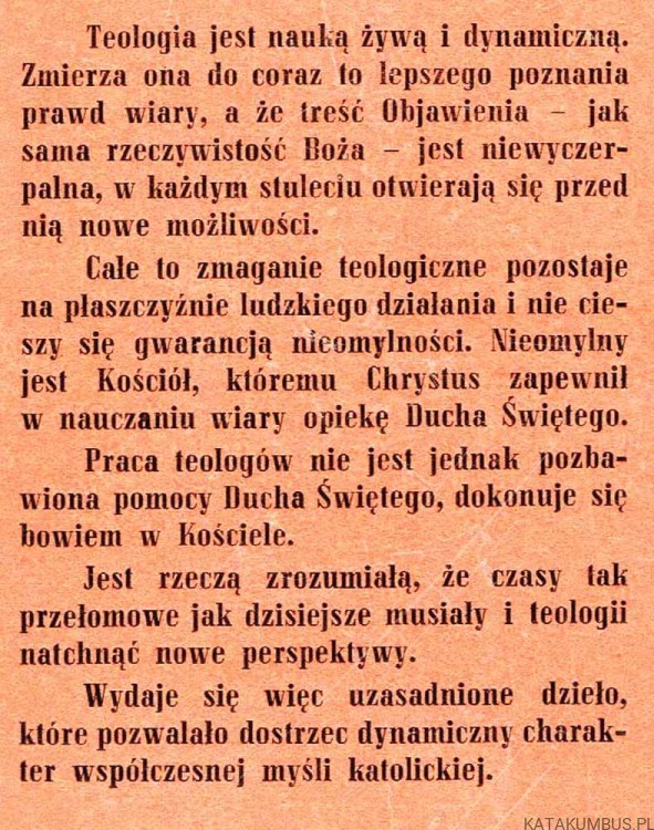 Współczesna myśl teologiczna. PRACA ZBIOROWA