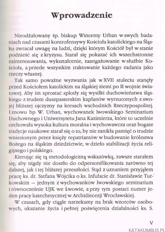 Ksiądz Infułat Stanisław Turkowski - nestor pracy katechetycznej w Archidiecezji Wrocławskiej. KS. STEFAN WÓJCIK