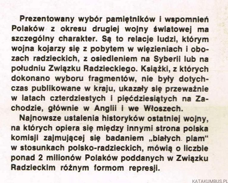 My deportowani. OPR. BOGDAN KLUKOWSKI