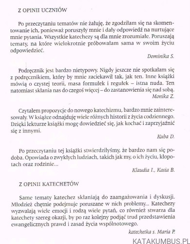 Wypłyń na głębię. Podręcznik do bierzmowania. Red. ks. TADEUSZ PANUŚ