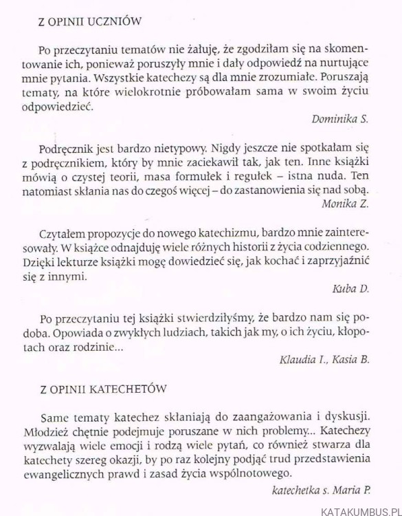 Wypłyń na głębię. Podręcznik do bierzmowania. Red. ks. TADEUSZ PANUŚ