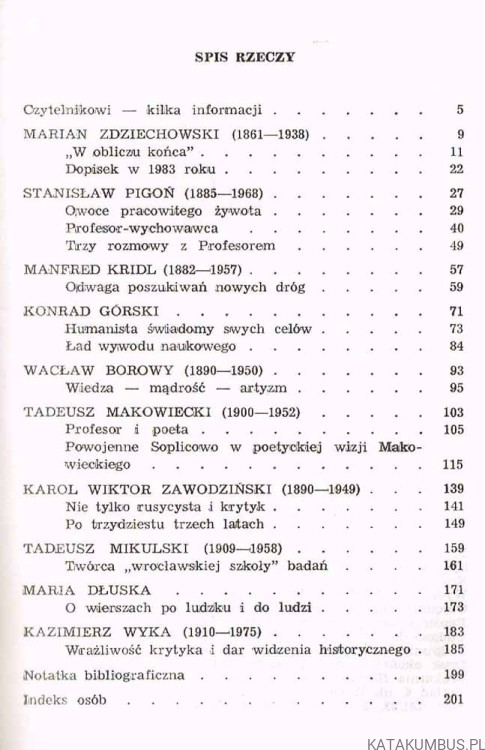Mistrzowie i ich dzieła. CZESŁAW ZGORZELSKI