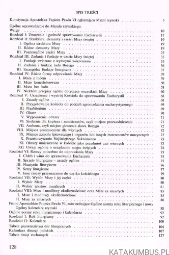 Wprowadzenie do Mszału Rzymskiego. RED. KS. KAZIMIERZ DYNARSKI SAC