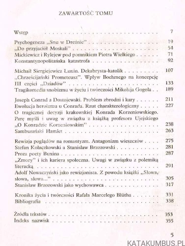 Pisma Literackie. RAFAŁ MARCELI BLUTH