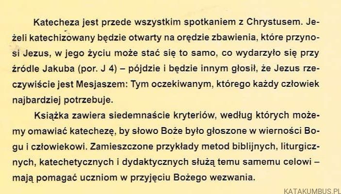 Jak przygotowywać i oceniać katechezę? Bp. ANTONI DŁUGOSZ