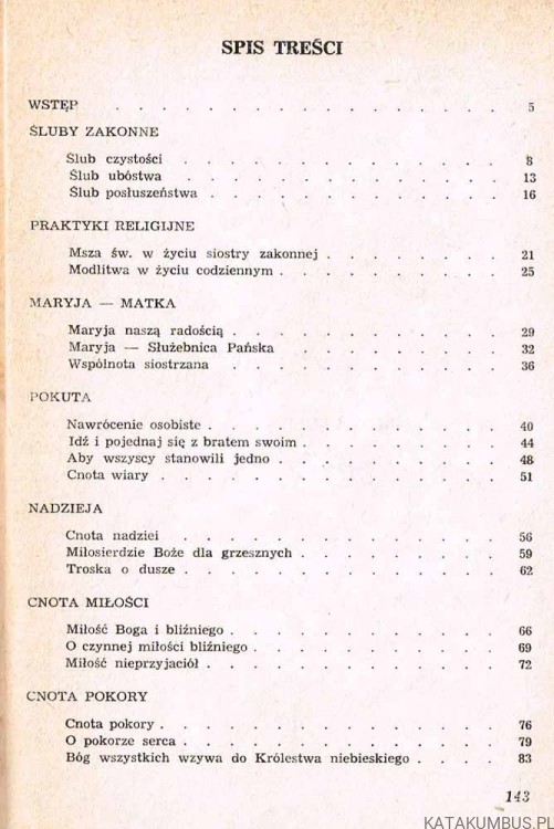 Pogłębianie życia wewnętrznego. S. JADWIGA CYMAN 2