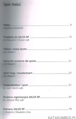 Sport w służbie młodzieży. Red. ZBIGNIEW DZIUBIŃSKI