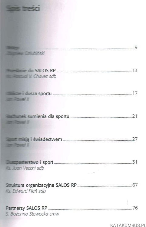 Sport w służbie młodzieży. Red. ZBIGNIEW DZIUBIŃSKI