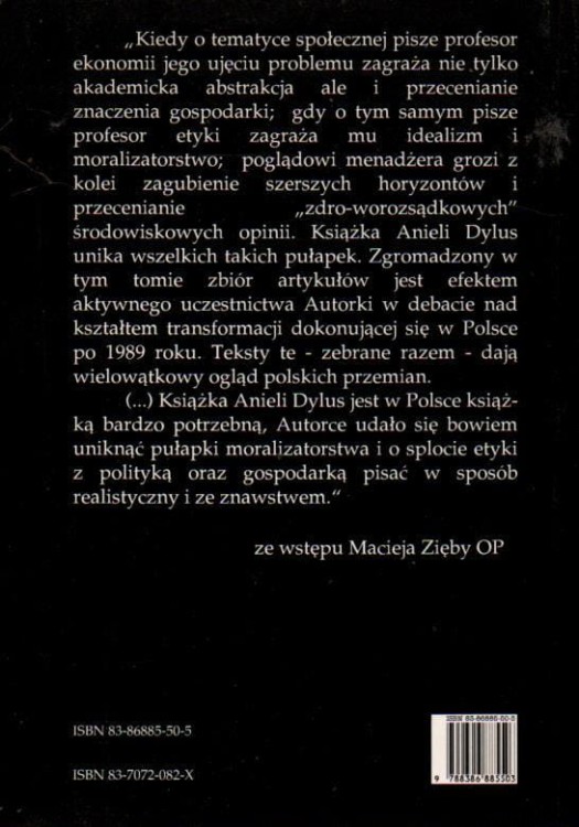 Zmienność i ciągłość. Polskie transformacje ustrojowe w horyzoncie etycznym. ANIELA DYLUS