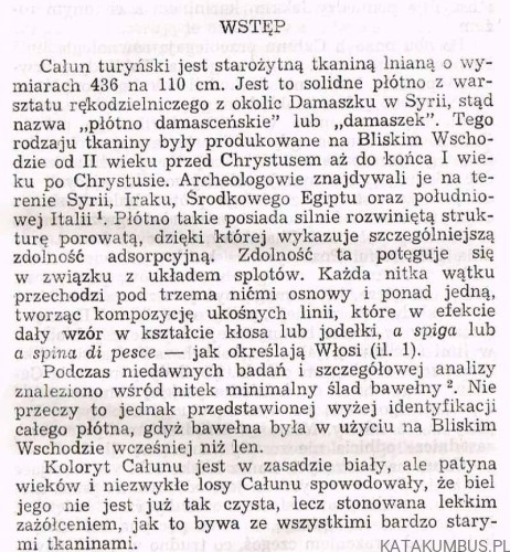 Całun Turyński dzisiaj. STANISŁAW WALISZEWSKI