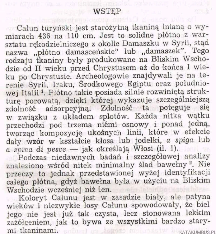 Całun Turyński dzisiaj. STANISŁAW WALISZEWSKI