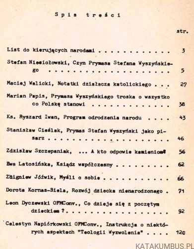 Obecność nr 4 / 84 .Red. LEON B. DYCZEWSKI CONV.