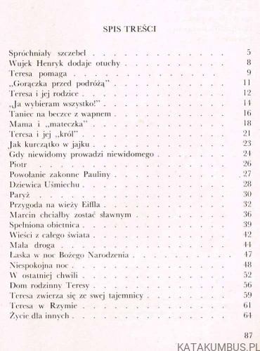 Teresa przyjaciółka na zawsze. INGEBORG OBEREDER