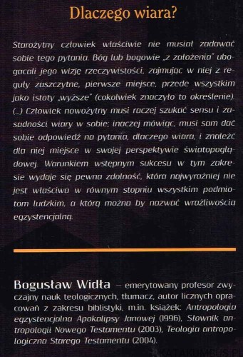 Jezus mojej wiary. BOGUSŁAW WIDŁA