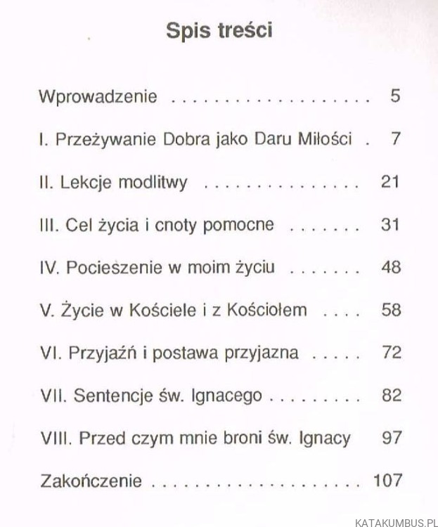 Św. Ignacy Loyola w moim życiu. KS. MIECZYSŁAW BEDNARZ