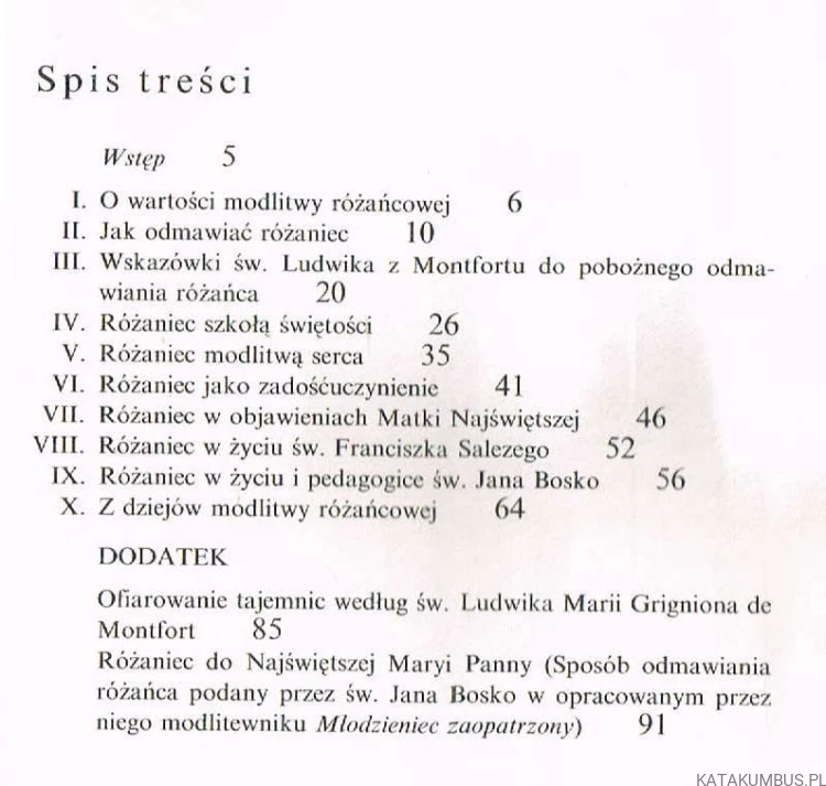 Różaniec przemienia życie. MARIA WACHOLC