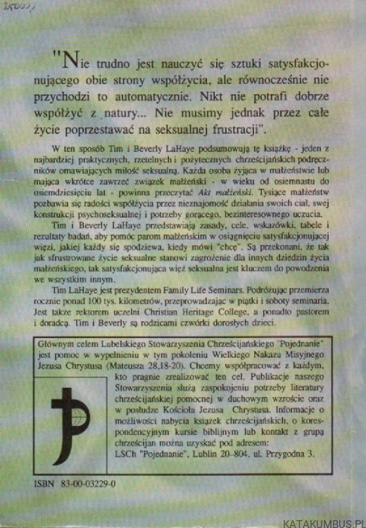 Akt małżeński. Piękno miłości seksualnej. TIM i BEVERLY LAHAYE