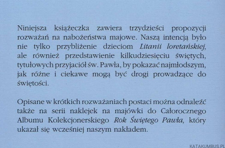 Przyjaciele św. Pawła. ALEKSANDRA POLEWSKA
