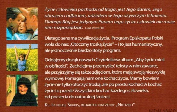 Otoczmy troską życie
