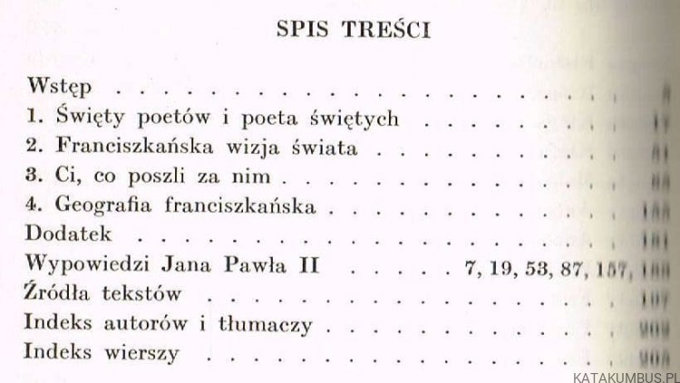 Pokój i dobro - wybór polskiej liryki franciszkańskiej. WACŁAW MARIAN MICHALCZYK OFM