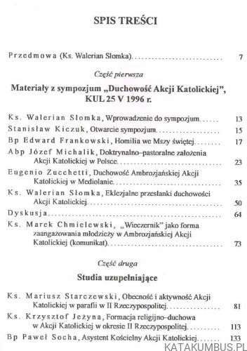 Świeccy w akcji. Ks. WALERIAN SŁOMKA