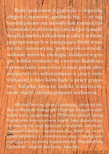 Opowieści i legendy. ALFONSO FRANCIA GEMA SÁNCHEZ