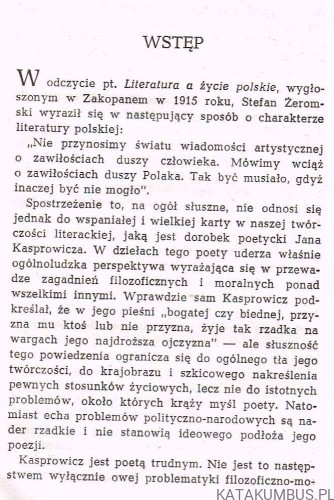 Hymny. JAN KASPROWICZ
