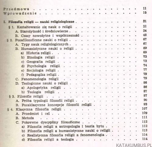 Człowiek i religia. ZOFIA J. ZDYBICKA