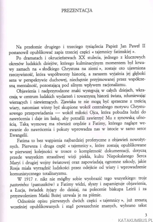 Orędzie fatimskie. PRACA ZBIOROWA