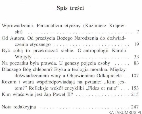 Rozum i Wiara wobec pytania Kim jestem? TADEUSZ STYCZEŃ SDS